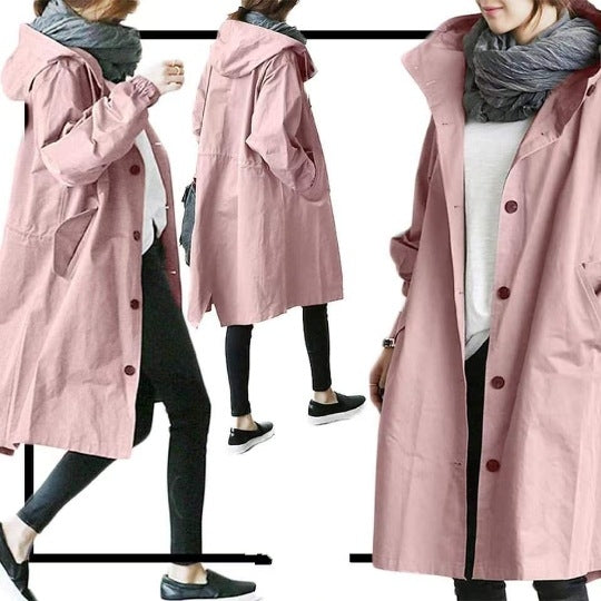Wind- en waterdichte trenchcoat voor dames - Salve 2