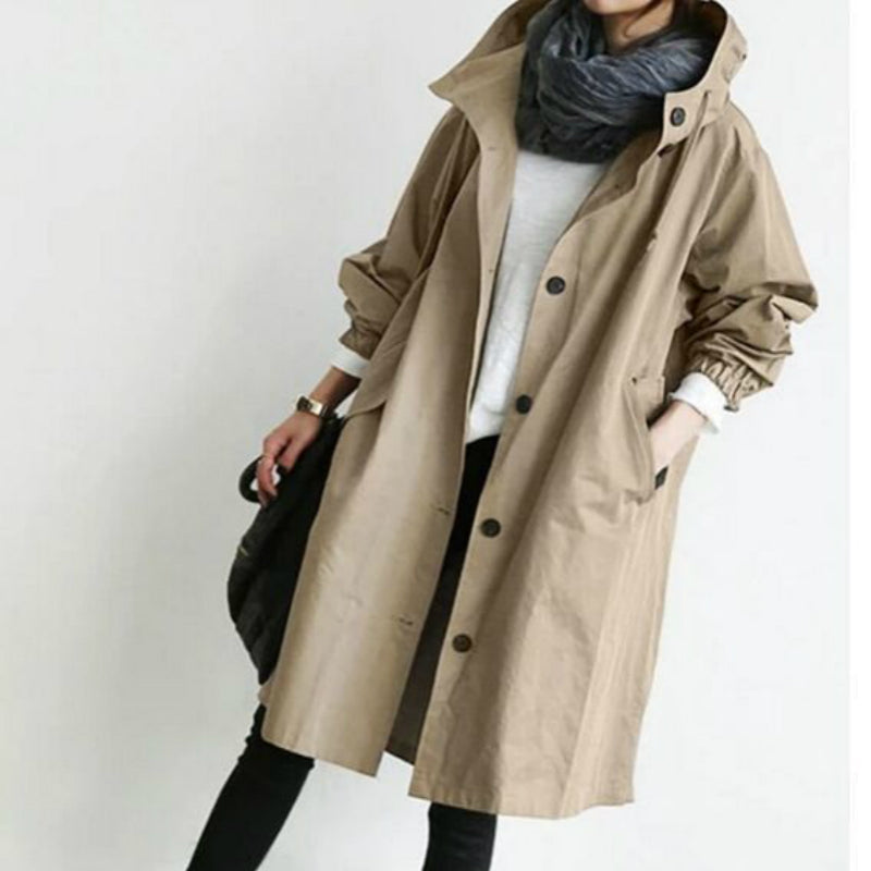 Wind- en waterdichte trenchcoat voor dames - Salve 3